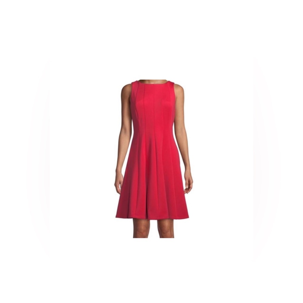 LOFT Women’s Size 8 Fit and Flare Dress. VGUC. Red.